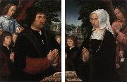 HORENBOUT, Gerard, Portraits of Lieven van Pottelsberghe and his Wife sf